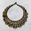 Thumbnail: African Maasai Handmade Beaded Choker Necklace |Chunky|Ethnic|Tribal |Gold&amp;B