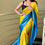 Thumbnail: Indian Women Banarasi Silk Kanjeevaram Pure Zari Saree With Unstitch Blouse