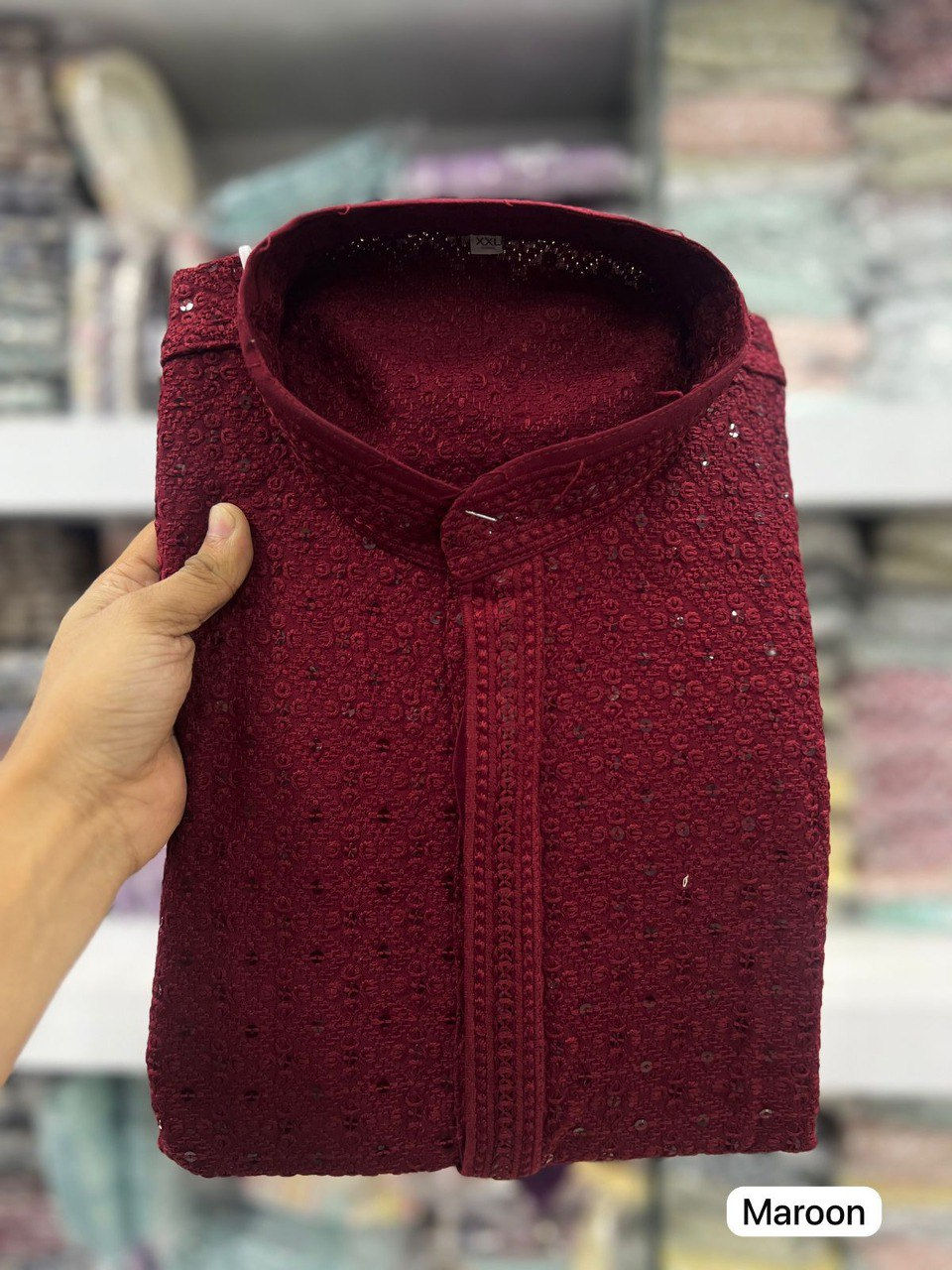 Thumbnail: Festive wear men's Kurta-Men kurta-Navratri Kurta-Kurta payjama set-men