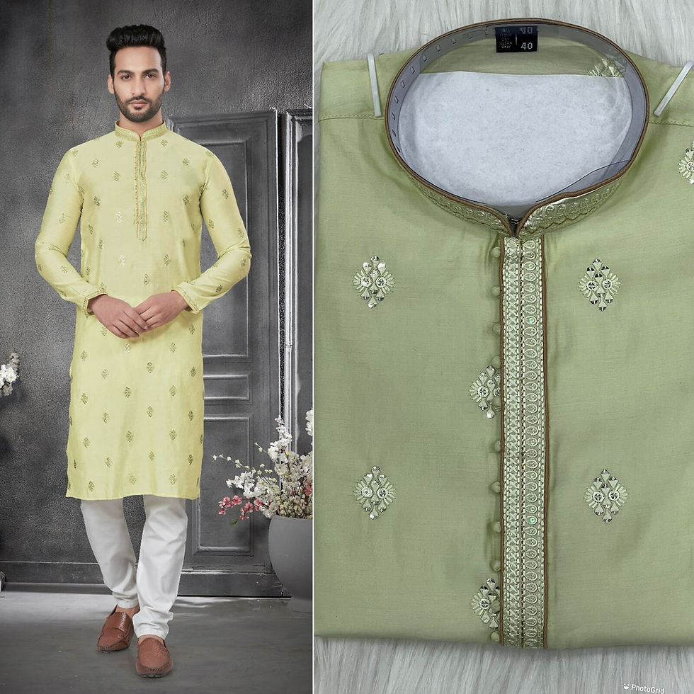 Thumbnail: Diwali men's Kurta-Men kurta-Navratri Kurta-Kurta payjama set-men kurta tunic-In