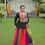 Thumbnail: Navratri Special Multi-Color Lehenga with Black Kutchi Work Top | 8 Meter Flair