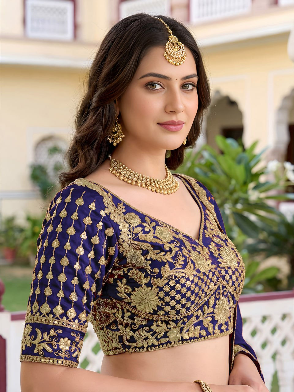 Thumbnail: Women's Premium Rangoli Silk Semi-Stitched Lehenga Choli with Dupatta