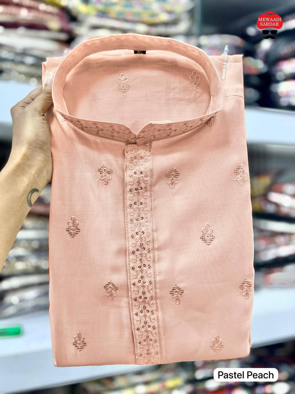 Thumbnail: Festive wear men's Kurta-Men kurta-Navratri Kurta-Kurta payjama set-men