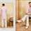 Thumbnail: Mens Traditional Khadi Silk Kurta Pant Set Festive Ethnic Wear