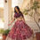 Thumbnail: Designer Colorfull Partywear Festive wear Lehenga choli  ( stitched ) One size