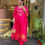 Thumbnail: Women's Viscose Silk Embroidered Kurta Set with Cotton Pant and Chanderi Dupatta