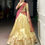 Thumbnail: Dupion Silk Zari Weaving Lehenga Set with Stitched Blouse and Zari Shimmer Dupat