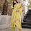 Thumbnail: Women's Chanderi Butti Printed Kurta Set with Chanderi Pant and Dupatta