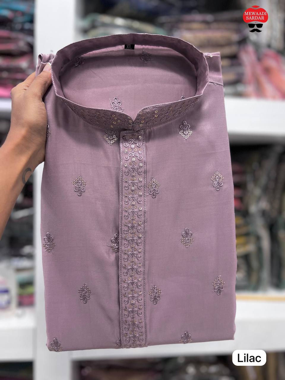 Thumbnail: Festive wear men's Kurta-Men kurta-Navratri Kurta-Kurta payjama set-men