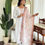 Thumbnail: Women's Rayon Embroidered Kurta Set with Viscose Pant and Tedy Printed Dupatta