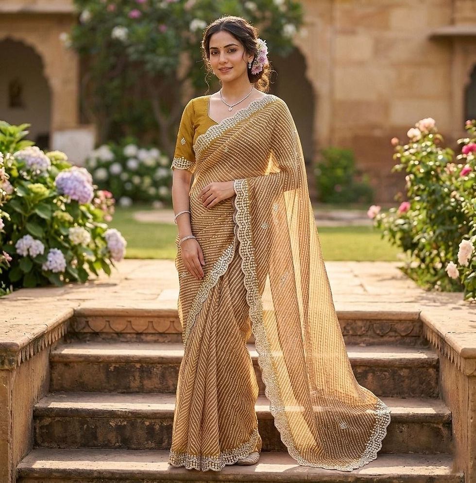 Thumbnail: Elevate your ethnic style with this graceful Kota silk saree, designed with beau