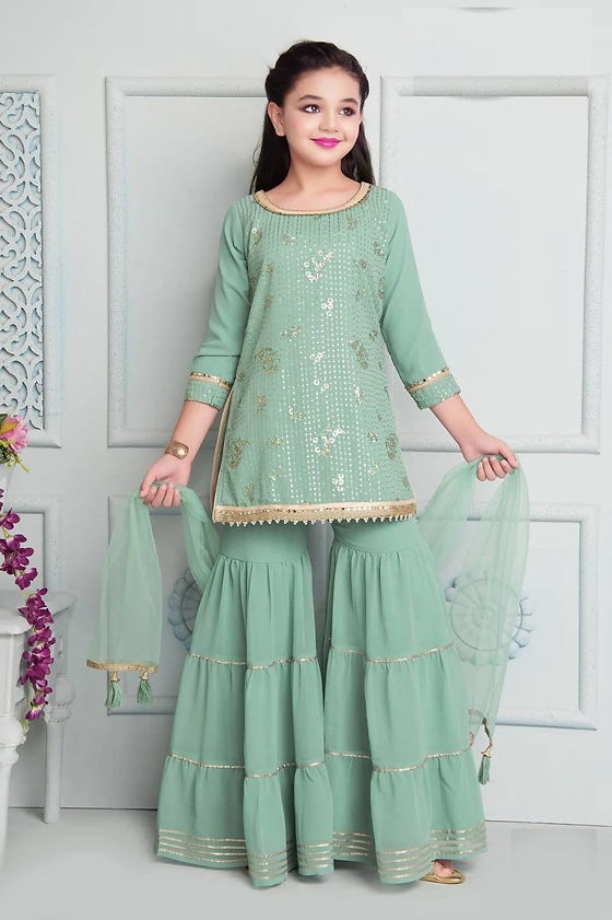 Sharara Pakistani Dresses Baby Girl Sharara Suits For Baby Girl Sales