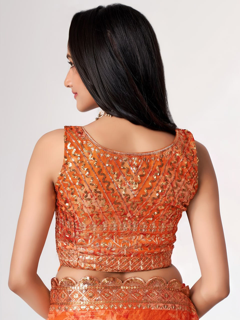 Thumbnail: Elegant Wedding, Festive & Party Wear Saree with Unstitched Blouse