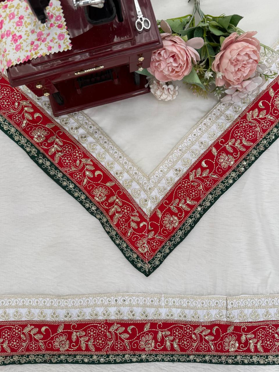 Thumbnail: Elevate your ethnic style with this elegant Tibby silk saree, crafted with intri