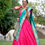 Thumbnail: Paithani Jacquard Silk Lehenga Choli with Embroidered Dupatta and Batwa Bag for