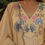 Thumbnail: Elegant Women's Embroidered Kurti Set with Pant and Dupatta for Wedding and Cele