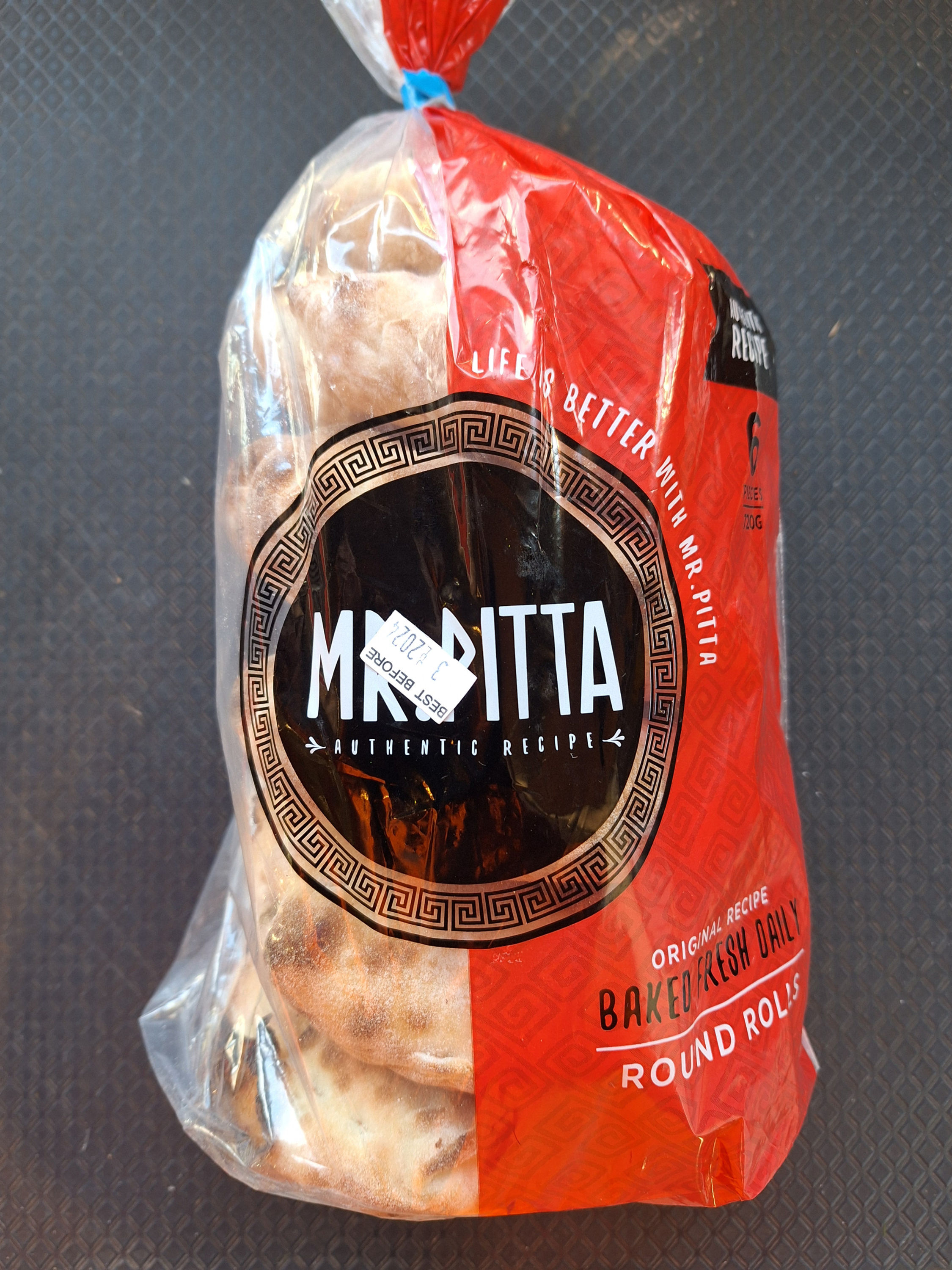 Mr Pitta Round Rolls (6)