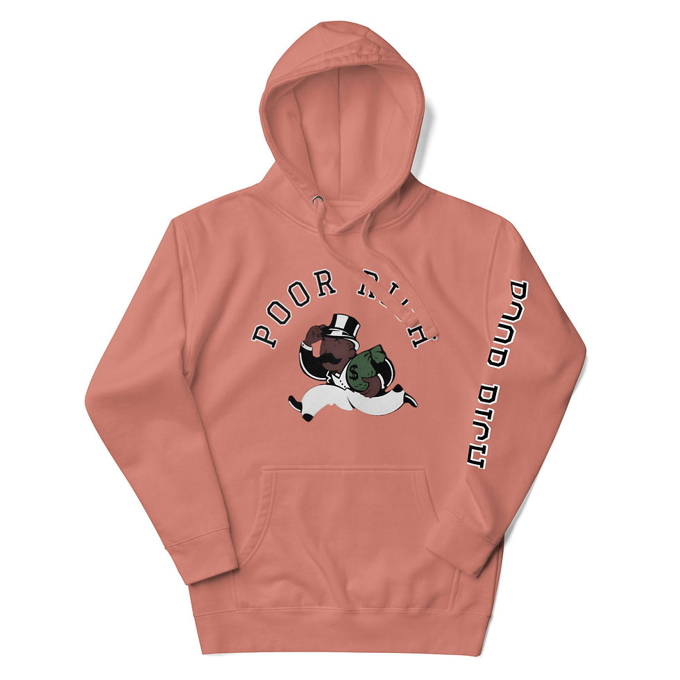 Thumbnail: POOR RICH - Unisex Hoodie