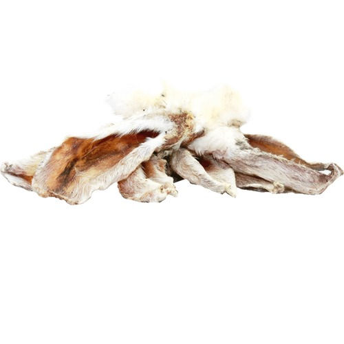 Furry rabbit ears natural dog treats