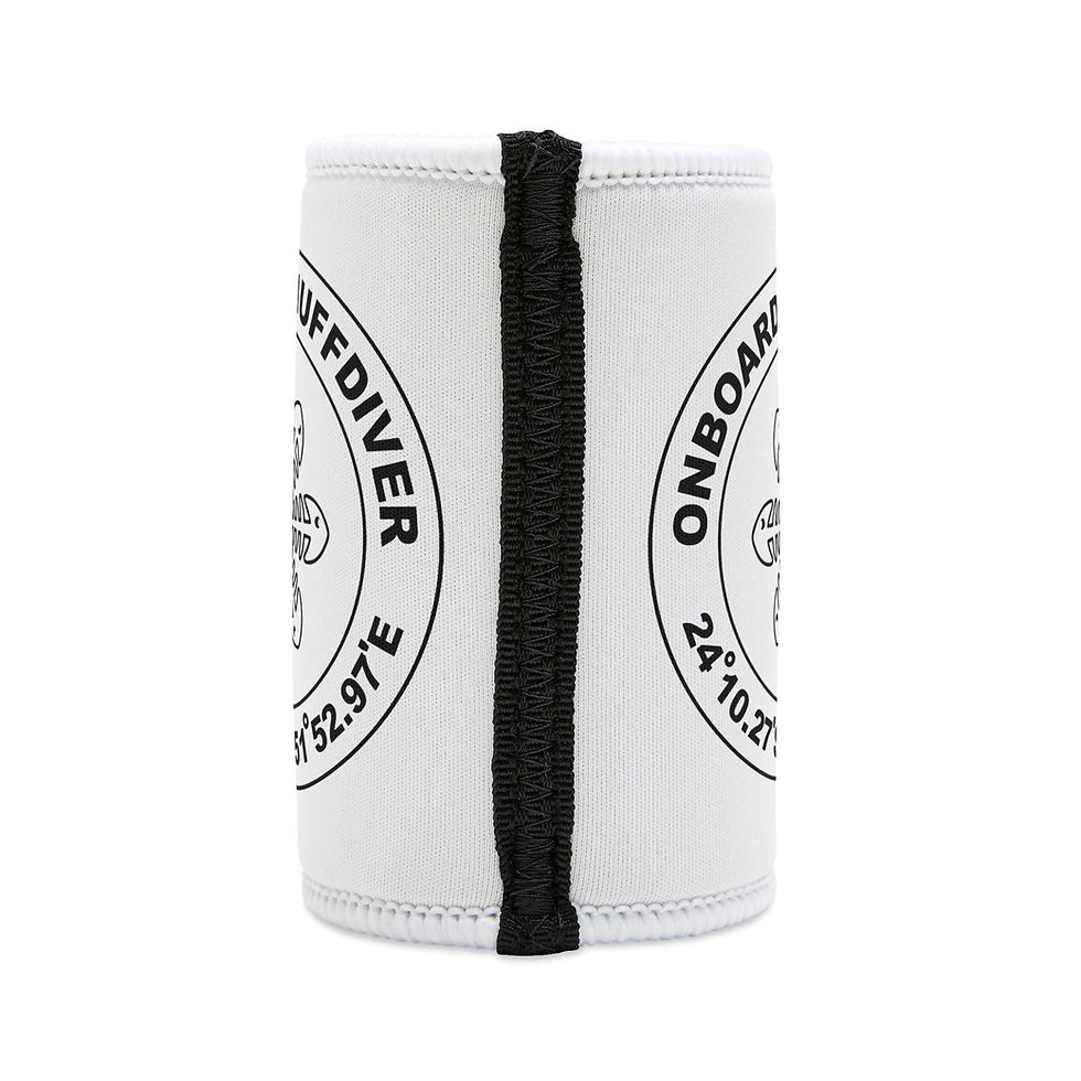 Thumbnail: OBM1770 Stubby Cooler – Keep It Cold, Keep It Real! (White)