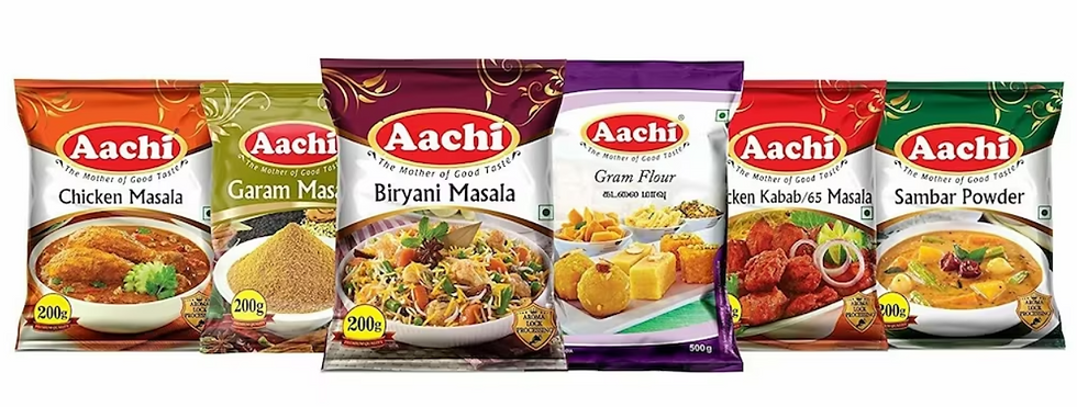 Aachi masala and spices from india