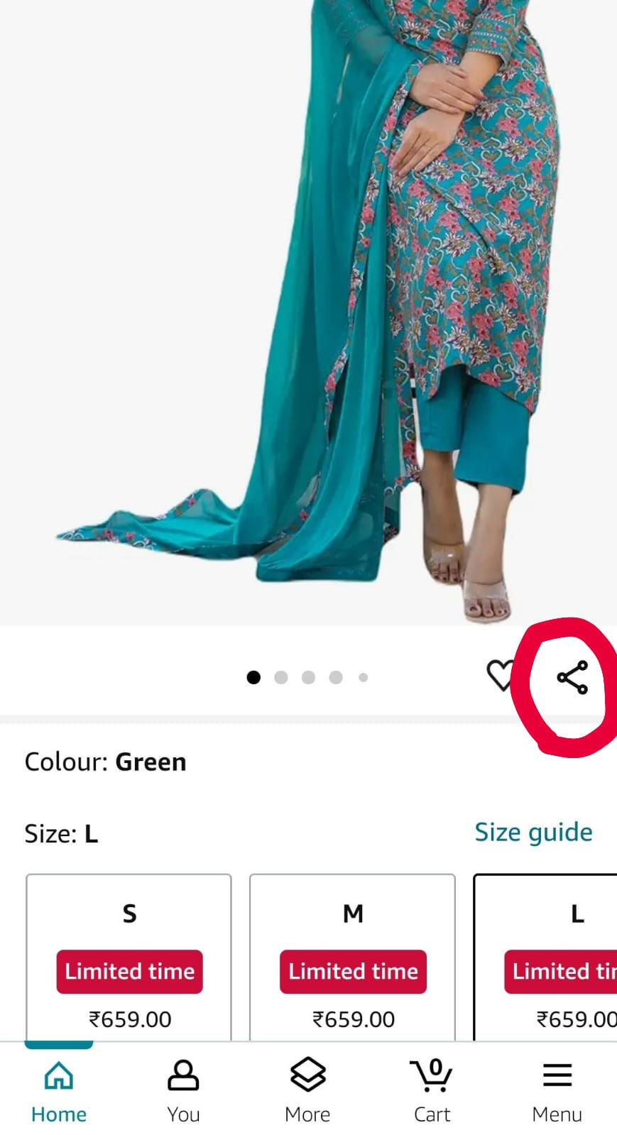 Amazon product page