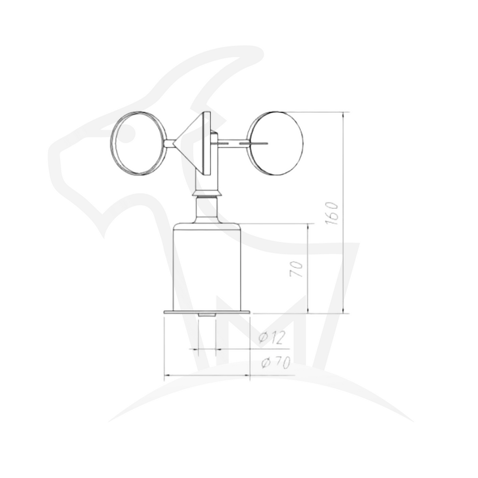 Thumbnail: Skema RK100-02 Wind Speed ABS_Mertani_Mertani Instruments