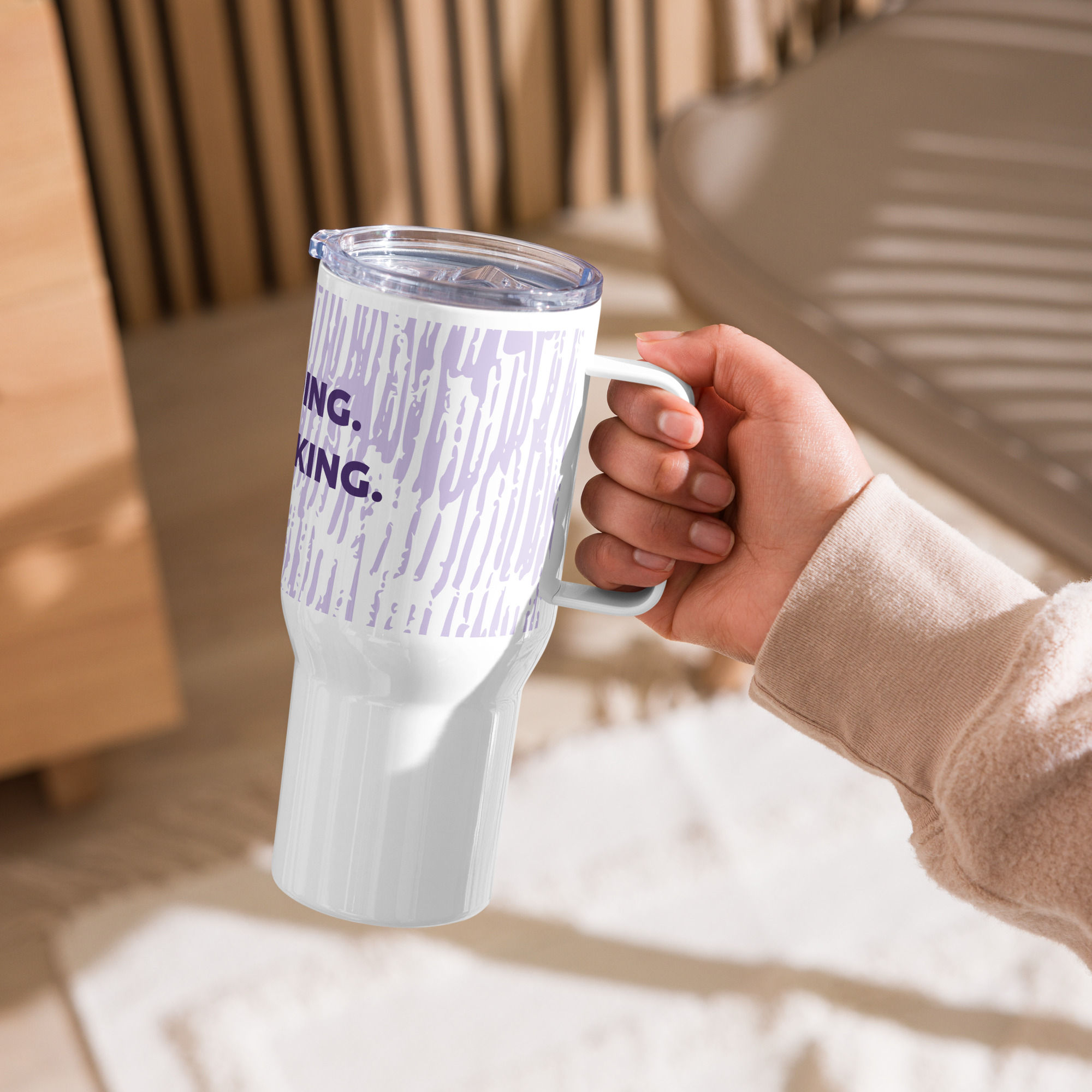 Travel Mug with a Handle