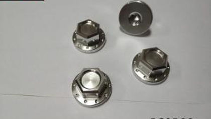 schokdemper moeren zilver