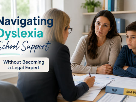 Parents Navigating Dyslexia school support