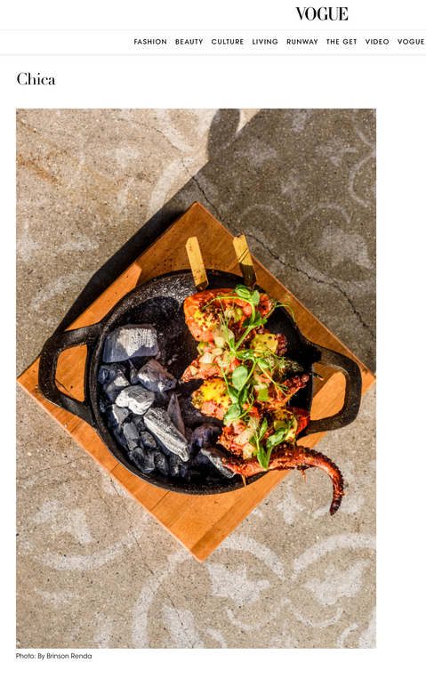 Vogue, Vogue Living, Vegas, Chica Restaurant, food photography