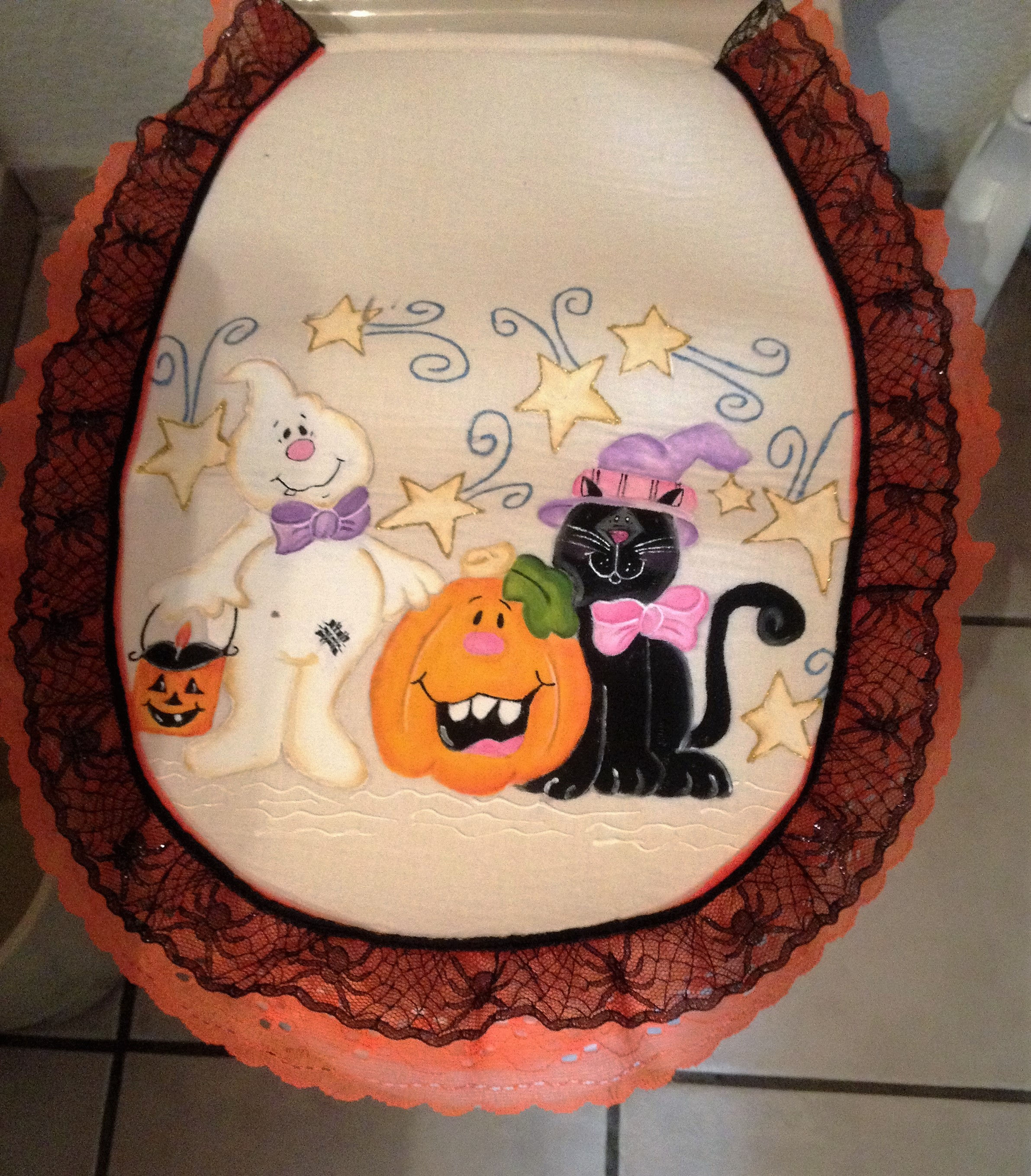 Juego de baño, modelo hallowen