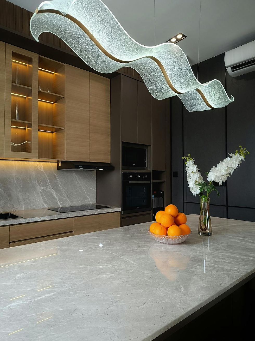 marble kitchen countertop