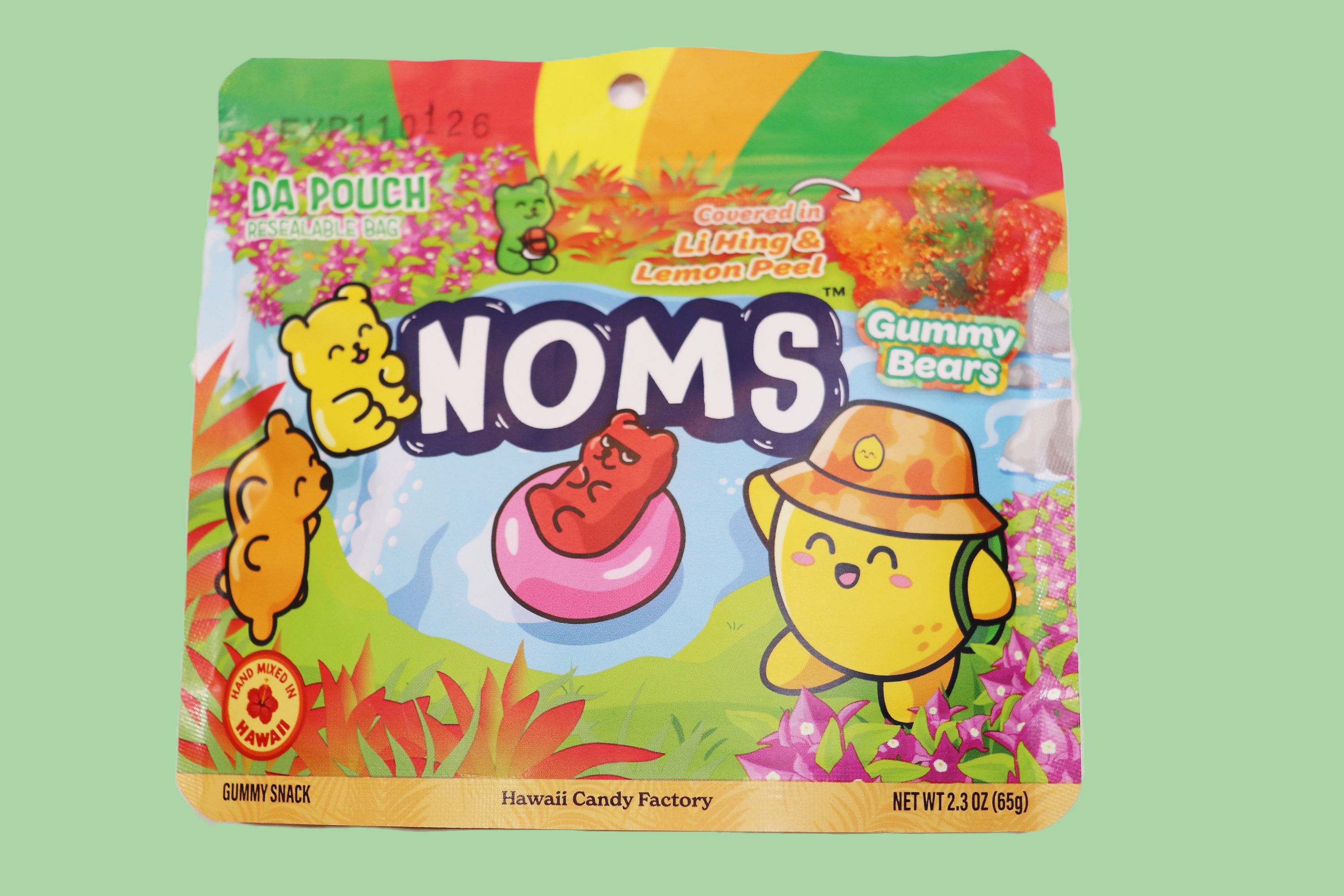 Noms Gummy Bears Gummy Snack - Box of 10