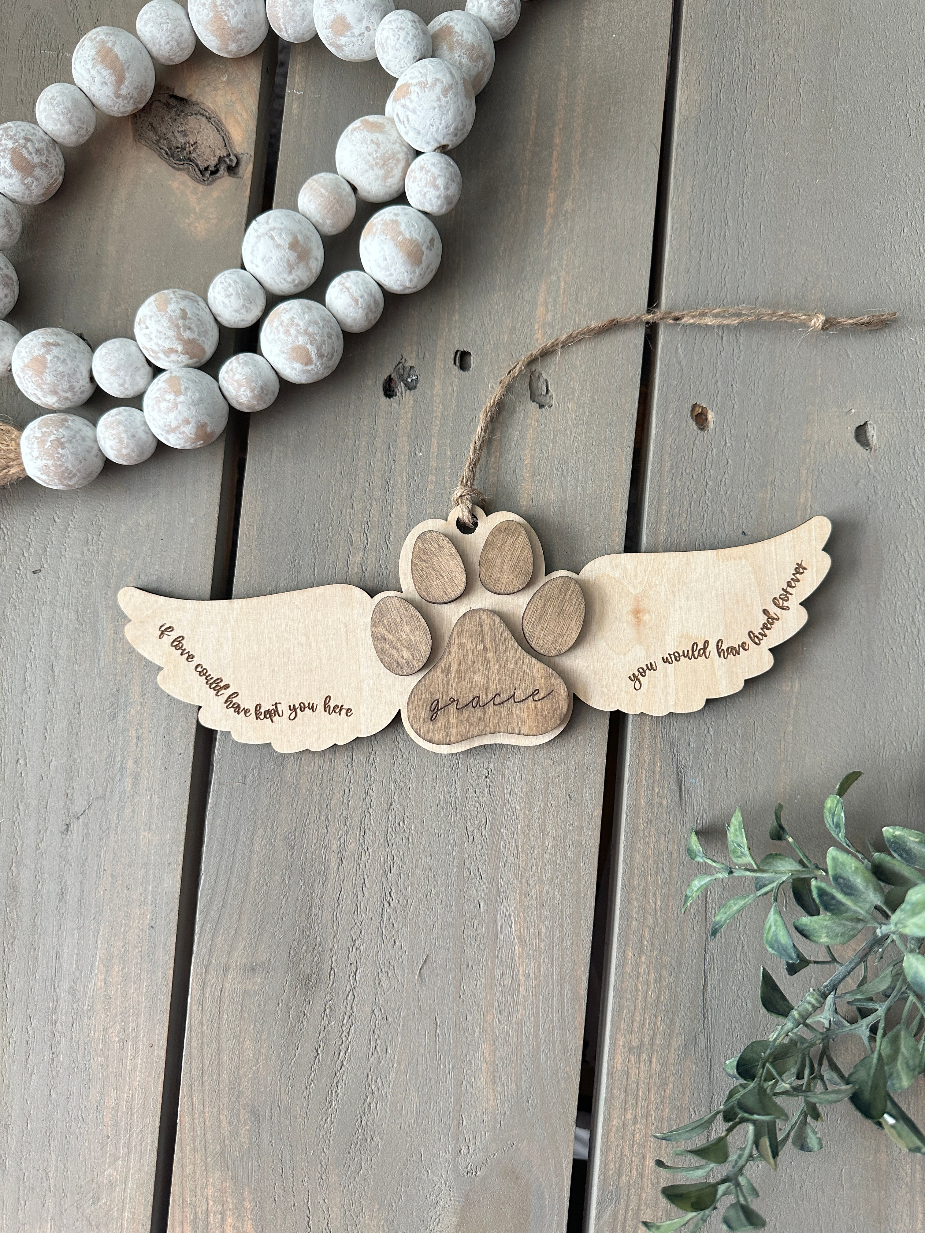 Personalized Pet Memorial Ornament