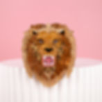 Fierce Lionel the Lion Brooch