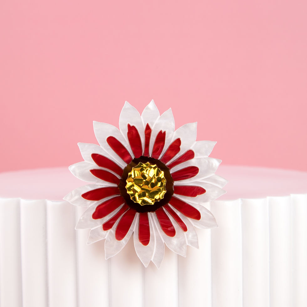 Gazania Mini Brooch