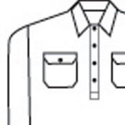 Thumbnail: DNC HiVis 2 Tone Cool-Breeze Close Front Cotton Shirt - Long sleeve