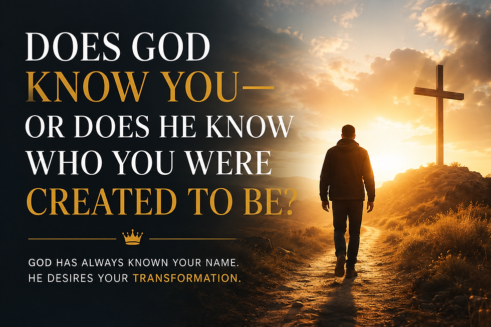 Does God Know You—Or Does He Know Who You Were Created to Be?