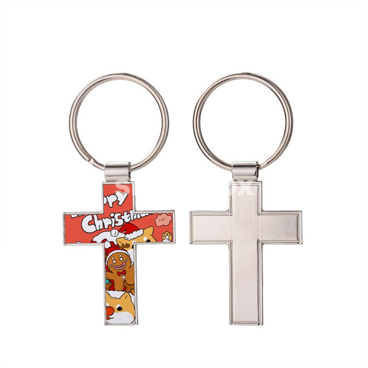 Thumbnail: [SK-16] Metal Cross Keychain