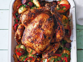 PAPRIKA-ROAST CHICKEN WITH POTATOES & PEPPERS
