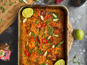 THAI RED CHICKEN CURRY TRAYBAKE
