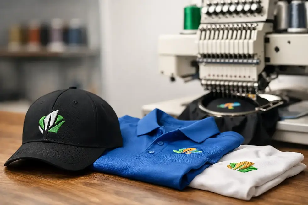 Small Business Logo Embroidery Example Ideas