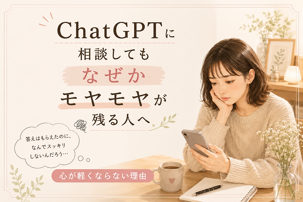 ChatGPTに相談してもモヤモヤ