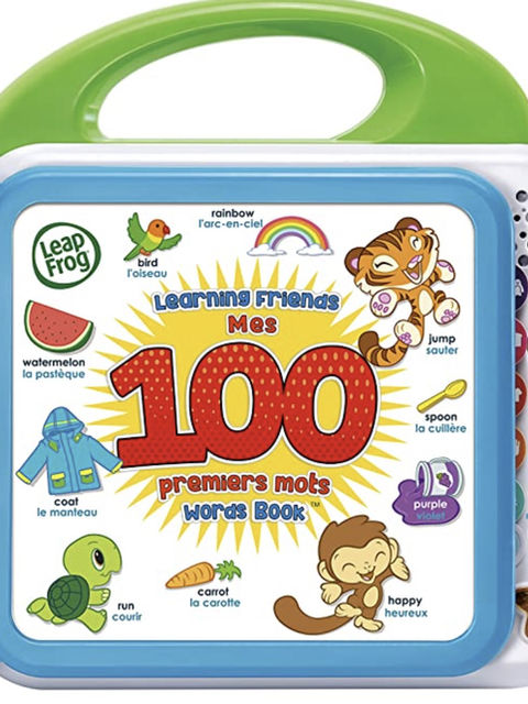 Leap Frog Learning Friends 100 Words Book (Bilingual English-French)