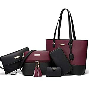 AILLOSA Purses and Handbags for Women Satchel Shoulder Tote Bags