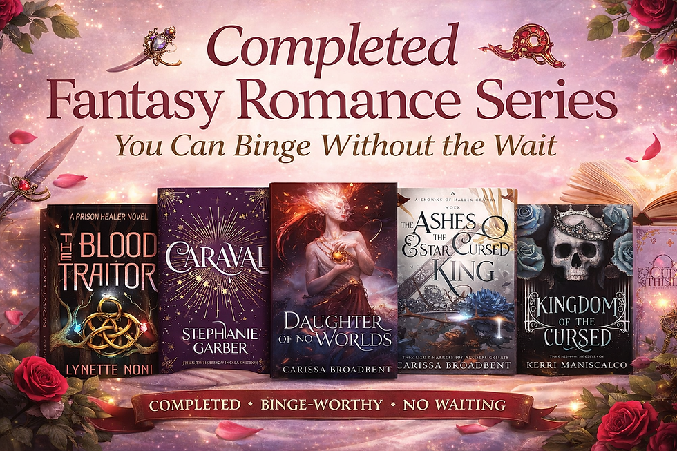 Cover for the fantasy romance series