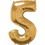 Thumbnail: 86cm Gold Number Foil Balloon