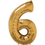 Thumbnail: 86cm Gold Number Foil Balloon