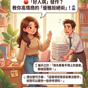 🛑 「好人病」发作？教你高情商的「优雅拒绝术」！ 🙅‍♂️